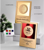 Plaques de récompense en aluminium massif avec logo personnalisé, plaques de récompense vierges en aluminium, meilleures ventes