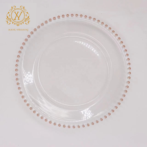 Assiette à pâtisserie et à fruits de style européen Assiette de présentation en plastique transparent Plateau à dessert décoratif en forme de perle classique <span class=keywords><strong>Vaisselle</strong></span> de mariage - Product Image 4