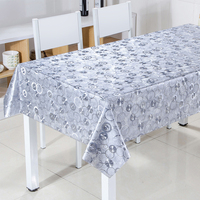 Nappe en PVC RNPT à motif de points dorés, dos en tissu opaque, facile à nettoyer, pour hôtel, restaurant, salle à manger