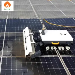 Tailai 2024 yeni otomatik güneş fotovoltaik Panel yıkama Pv temizleme makinesi makineleri temizlik için 12v güneş panelleri fiyat