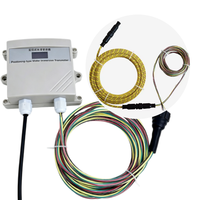 Detector de Fugas de Agua con Comunicación RS485, Sensor de Cuerda, Pantalla LCD, Salida de Relé, DC 10-30V, Controlador de Posicionamiento y Monitor