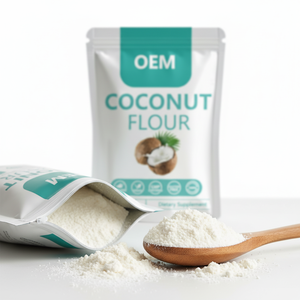 100% натуральная кокосовая мука: отличный источник клетчатки, низкое содержание жира, без ГМО, мелкая текстура для любых кулинарных нужд. - Product Image 3