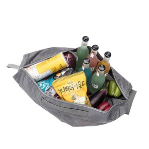 Factory Designed Lightweight <b>Large</b> Capacity Portable Accordion Foldable RPET Material <b>Zipper</b> Closure <b>Bag</b> Shopping <b>Bag</b> - Product Image 5