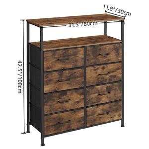 سعر الجملة قوي ضيق متعدد الأغراض حديث معدني وخشب درج مضمد مع سطح عمل كبير لغرفة المعيشة وغرفة النوم - Product Image 1