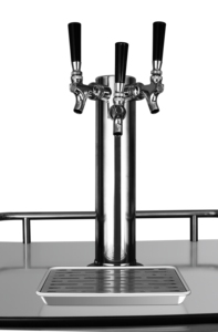도매 공장 야외 맥주 Kegerator 스테인레스 스틸 생맥주 디스펜서 세 탭 바베큐 Kegerator - Product Image 6
