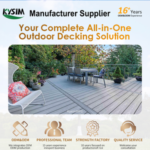 ECO Friendly Anti UV Outdoor Solid Waterproof High Strength Solid Wooden WPC Wood Plastic Exterior Composite <strong>Decking</strong> - Product Image 4