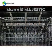 Estructura de Aluminio para Conciertos y Eventos al Aire Libre, Truss para Actuaciones, Truss de 400 mm F34, Pilar de Truss