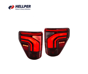 F150-B607 12v发光二极管照明系统新条件三角形尾灯2024福特F150带红色尾灯 - Product Image 1