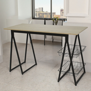 Kiểu dáng đẹp thiết kế hiện đại <span class=keywords><strong>MDF</strong></span> và kim loại thanh bảng đa chức năng bàn máy tính cho nhà thương mại ngoài trời khu vực thanh ở mức giá nóng - Product Image 4