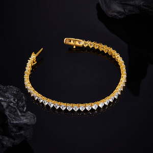 S925 silver <b>rainbow</b> tennis <b>bracelet</b> oval multicolor sapphire claw setting classic women's everyday wear - Product Image 3