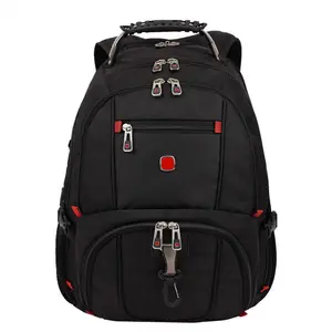 Ekstra büyük dizüstü bilgisayar seyahat sırt çantası dayanıklı bilgisayar koleji okul Bookbag erkekler için naylon kumaş büyük kapasiteli sırt çantası