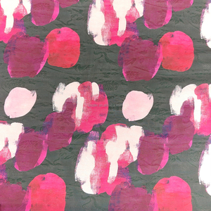 Superventas Rayón/Nylon Jacquard Efecto de pintura al óleo Tela impresa digital para vestido de mujer - Product Image 3