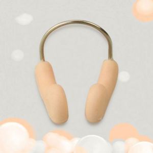 Clip nasal confortable en silicone écologique antidérapant et durable avec fil d'acier, design simple, 1 pièce, ensemble de bouchons d'oreilles pour la natation et la plongée - Product Image 4