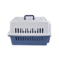 Portable S M L taille voyage Cages de transport pour animaux de compagnie en plastique chien chat boîte de Transport Cages pour animaux de compagnie sac transporteur et caisses pour l'utilisation de l'espace de voiture
