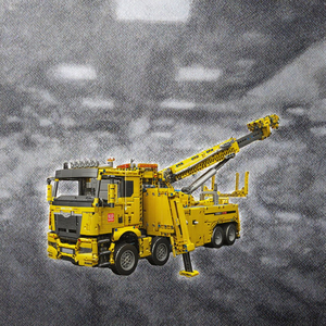 המלך 17028 rc מנוף אבני בניין אבן פלסטיק אש אבן חינוך משאית מגדל אש לבנים אש 1:8 כיף - Product Image 3