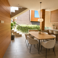 Villa préfabriquée modulaire de luxe moderne en forme de A pour projets d'hôtels, de maisons d'hôtes et de complexes hôteliers