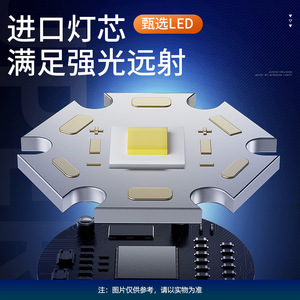 ซุปเปอร์ไฟร์ ซี 2 ไฟฉาย LED แบบชาร์จไฟได้สีดำไฟฉายชาร์จ USB กำลังสูง - Product Image 5