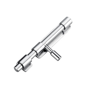 Thép không gỉ trượt Bolt cổng chốt kẽm mạ Thùng chốt khóa cửa và cửa sổ chốt 1PC cửa bu lông - Product Image 1