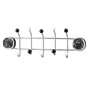 Suction Cup Coat <b>Hooks</b> Stainless Steel No Drill Wall Mounted Rectangle Clothing Organizer For <b>Door</b> And Bedroom - Product Image 1