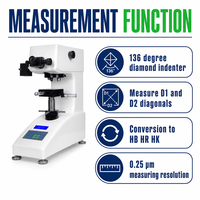 Testeur de dureté Micro Vickers, machine de test de microdureté de table pour pièces fines et revêtements
