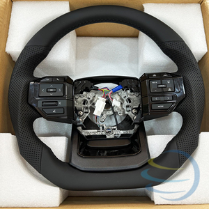 Volante de Cuero Serie LC para el Interior del Automóvil, para Toyota Land Cruiser Prado LC70 76 79 80 100 200 250 300 Series Tacoma - Product Image 1