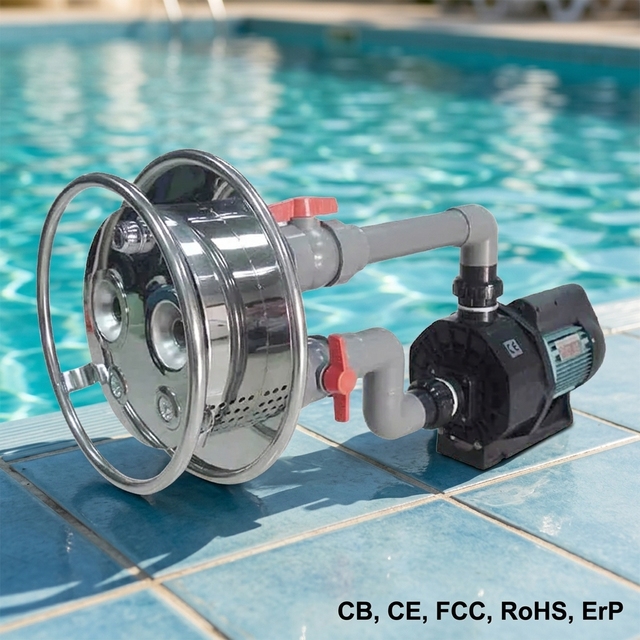 4hp Powerful Stainless Steel Swim Jet for Swimming Pool Counter Current Endless Full Premium Pool Tool & Accessory