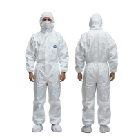 Combinaisons jetables Vêtements protecteurs chimiques de costume global blanc bleu noir