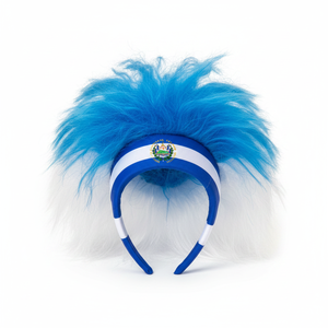 Serre-tête avec perruque EL SALVADOR 7,5''x9'' – 240 pièces/lot – Accessoire élégant – Modèle 83367 - Product Image 4