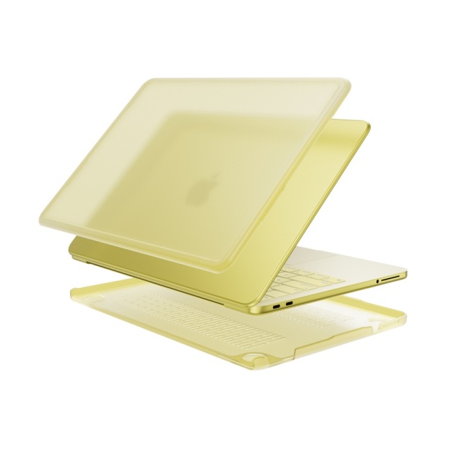 Citrus Color Frosted Matte Laptop Case TPU Frame + PC for Macbook 2026 NEO New Model Support OEM Logo Customization