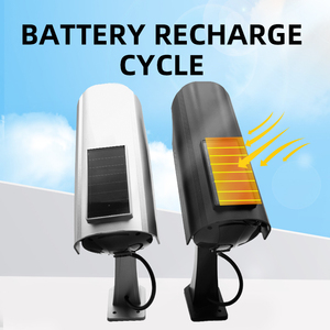 Không thấm nước an ninh CCTV giả ngoài trời máy ảnh với IR LED phong cách ánh sáng năng lượng mặt trời CCD cảm biến không thấm nước giả giả mồi nhử - Product Image 5