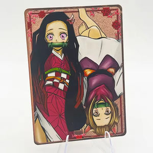 Tarjetas Metálicas Color Oro Rosa al por Mayor, Colección de Regalos de Anime para Jugadores y Coleccionistas de Juegos de Cartas Coleccionables - Product Image 2