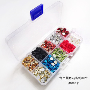 หมุดพลาสติกปลายแหลม KQ-514 หลายสี สำหรับงาน DIY เสื้อผ้า กระเป๋า และอุปกรณ์เสริม - Product Image 2