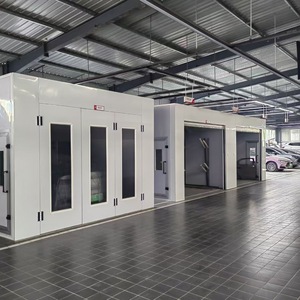 Básico personalizable Auto pintura LED horno Tricar <span class=keywords><strong>de</strong></span> alto rendimiento mejor sala <span class=keywords><strong>de</strong></span> pintura para automóviles calefacción única CE coches cabina <span class=keywords><strong>de</strong></span> pulverización - Product Image 3