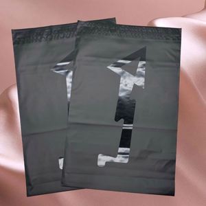 In Stock Biodegradable Thickened Black Shipping Bags With Clothing Small Custom Eco Friendly Compostable Poly Postage Bags - Product Image 4