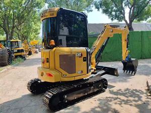 รถขุดขนาดเล็ก CAT 303 น้ำหนักใช้งาน 3 ตัน ความจุบุ้งกี๋ 0.1 ลบ.ม. สีเหลือง อุปกรณ์ก่อสร้างระบบไฮดรอลิก - Product Image 1