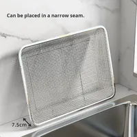 Nouveau modèle d'évier de cuisine panier pour lave-vaisselle égouttoir rétractable en acier inoxydable égouttoir à vaisselle à un niveau