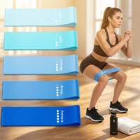 Juego de Bandas de Resistencia para Gimnasio, Bandas de Resistencia de Látex, Bandas de Ejercicio para Fitness, Yoga, Pilates, OEM