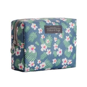 Sac de voyage portable en polyester à motif tendance, grande capacité, avec fermeture éclair, pour maquillage et articles de toilette - Product Image 1