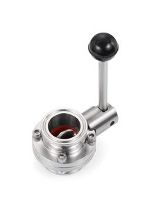 Katup kupu-kupu koneksi cepat sanitasi tahan korosi, masa pakai yang panjang - Product Image 4