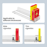 Étagère de présentation réglable en plastique pour distributeur de tabac et de médicaments en pharmacie, système de rangement à ressort pour cigarettes et tabac