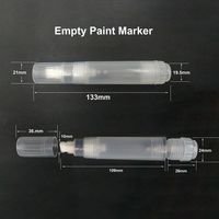 En gros 3mm 4mm 6mm 8mm 10mm 15mm 30mm vide rechargeable stylo peinture vide marqueur stylo