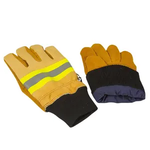 EN659, guantes de Rescate contra Incendios de bombero nomex