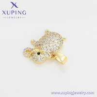 A00903187 xuping Bijoux de Mode Mignon Animal Plaqué Or 14k Glacé Éléphant Grand Pendentif