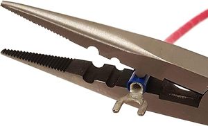 Alicates de punta de aguja de empuñadura de pistola de <span class=keywords><strong>9</strong></span> pulgadas y 23CM y abrazaderas de palanca de acero crimpadora para montaje - Product Image 4