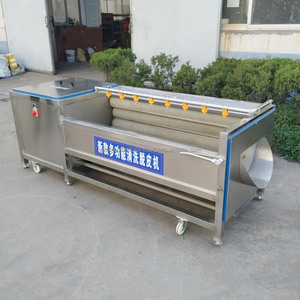 Machine à éplucher industrielle pour le lavage des pommes de terre Brosse à carottes Taro Machine à laver et à éplucher le manioc - Product Image 2