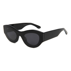 Lunettes de soleil œil de chat, monture tortue intégrale, verres marron, protection UV 100%, protection solaire pour adultes - Product Image 3