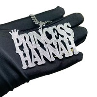 Collier personnalisé en acier inoxydable plaqué or 18 carats avec pendentif lettre grande taille, tendance, pour dropshipping