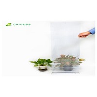 CNS-P10 plang dan tampilan digital panel dinding led Super ramping perekat fleksibel tampilan layar LED transparan Film LED