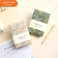 Cuaderno Personalizado con Tapa de Tela de Lino Bordada A4 A5 A6, Encuadernado Cosido, Tapa Dura, 100 Hojas Gruesas, Diario en Blanco para Mujer
