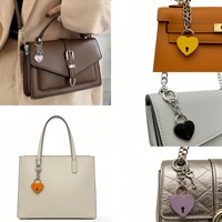 Модный брелок JS Fashion в форме сердца, звезды и медведя, роскошный брелок для сумки, подвеска для автомобильных ключей, металлические аксессуары, оптовые поставки